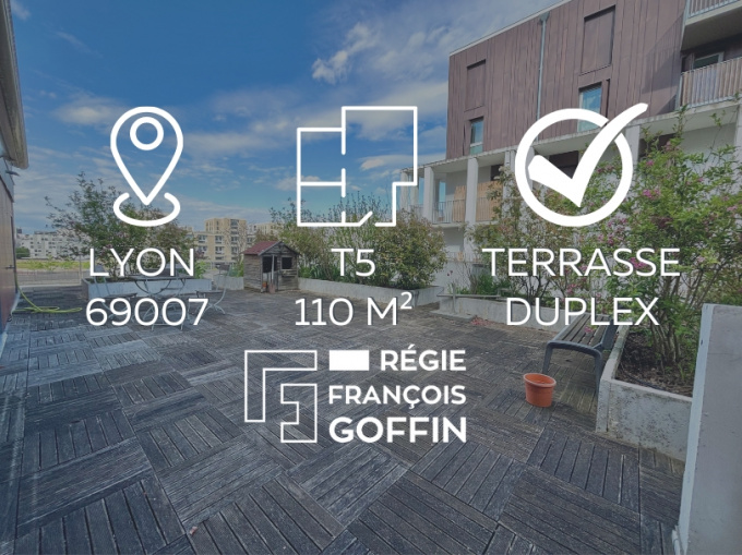 Offres de location Duplex Lyon (69007)