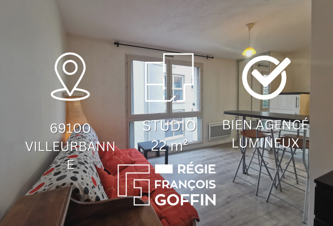 Offres de location Studio Villeurbanne (69100)