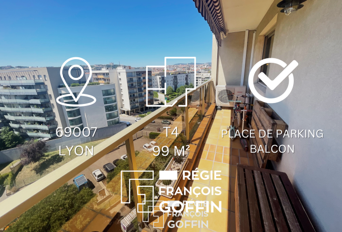 Offres de location Appartement Lyon (69007)