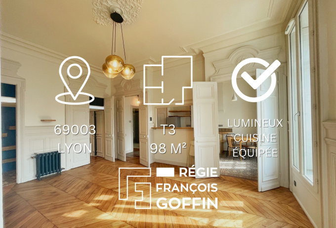 Offres de location Appartement Lyon (69003)