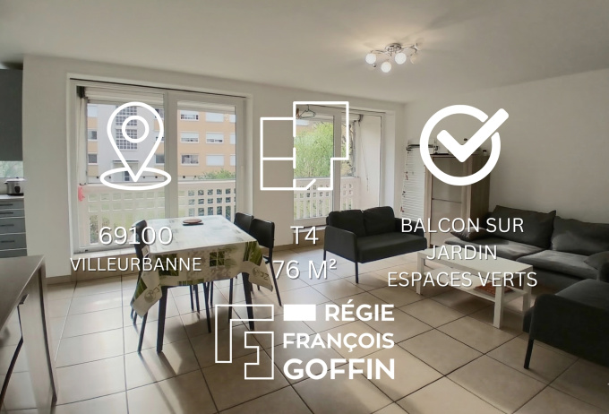 Offres de location Appartement Villeurbanne (69100)