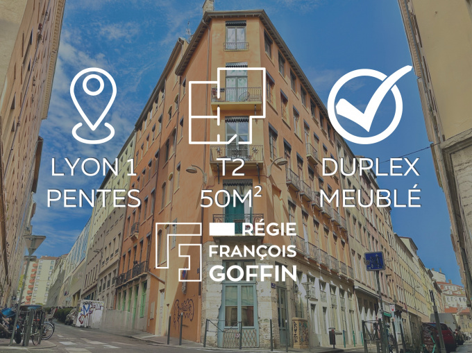 Offres de location Duplex Lyon (69001)