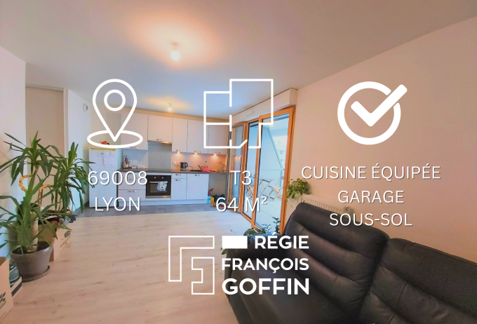 Offres de location Appartement Lyon (69008)