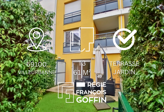 Offres de location Rez de jardin Villeurbanne (69100)