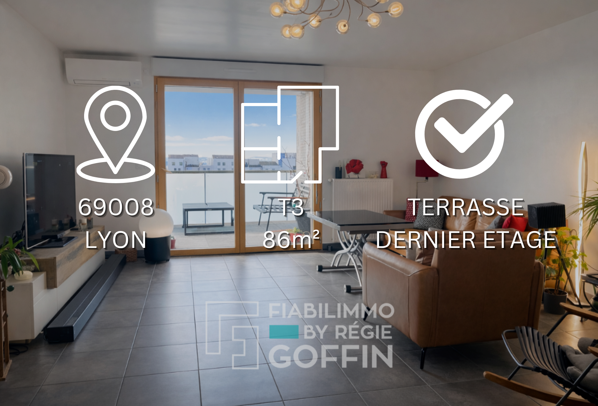Appartement 3 pièces 86 m² · à Lyon · 86,2 m² · 455 000 €